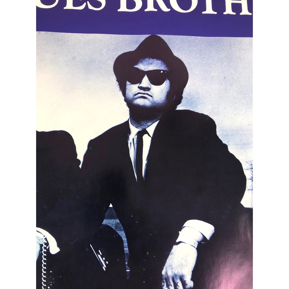 VTG 1990 Blues Brothers Poster A Briefcase Full of Blues 23" W x 35" H READ - Picture 8 of 16